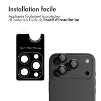 imoshion Protection d'objectif d'appareil photo (pack de 2) Apple iPhone 17 Pro / 17 Pro Max - Noir