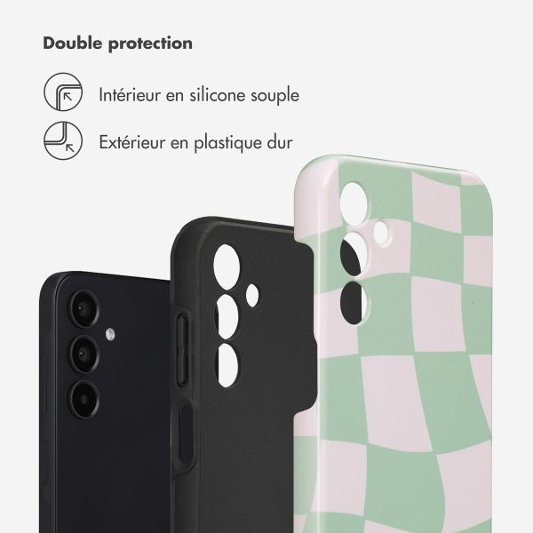 Selencia Coque arrière Vivid Tough Samsung Galaxy A15 (5G/4G) - Groovy Sage Green