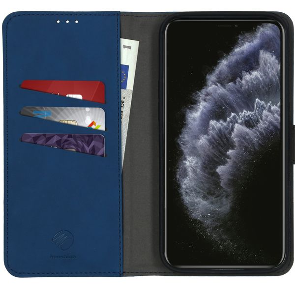 imoshion Etui de télephone luxe 2-en-1 amovible Apple iPhone 12 (Pro) - Bleu
