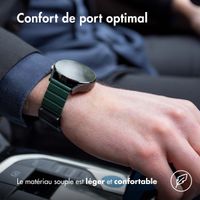 imoshion Bracelet en cuir magnétique  - Connexion universelle 20 mm - Vert