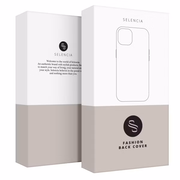 Selencia Coque avec crochets amovibles Apple iPhone SE (2022 / 2020) / 8 / 7 - Transparent