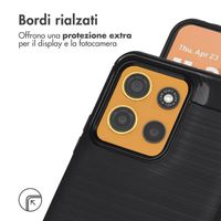 imoshion Coque Brushed Motorola Moto G15 / G15 Power - Noir