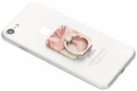 Support à anneau pour téléphone marbré rose