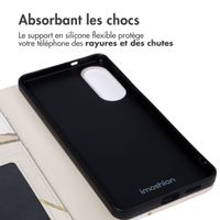 imoshion Étui de télephone portefeuille Design Samsung Galaxy S25 Edge - Beige Graphic