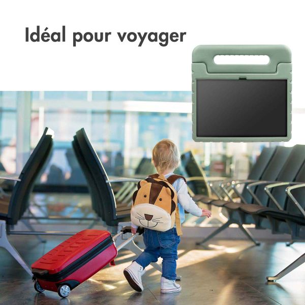 imoshion Coque kidsproof avec poignée Apple iPad 9 (2021) 10.2 pouces / iPad 8 (2020) 10.2 pouces / iPad 7 (2019) 10.2 pouces - Olive Green