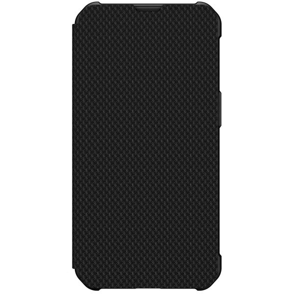 UAG Etui de téléphone portefeuille Metropolis iPhone 13 - Kevlar Black