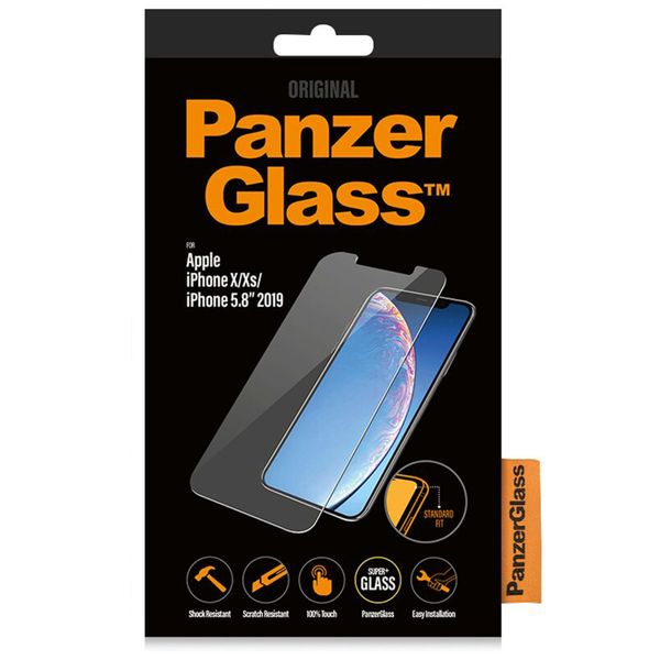 PanzerGlass Protection d'écran en verre trempé Anti-bactéries iPhone 11 Pro / Xs / X