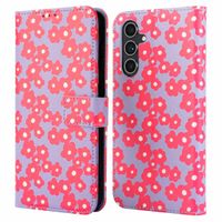 imoshion Étui de télephone portefeuille Design Samsung Galaxy A54 (5G) - Dusty Rose Blossoms