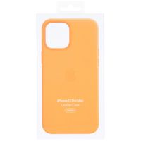 Apple Coque Leather MagSafe Apple iPhone 12 Pro Max - California Poppy