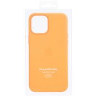 Apple Coque Leather MagSafe iPhone 12 Pro Max - California Poppy