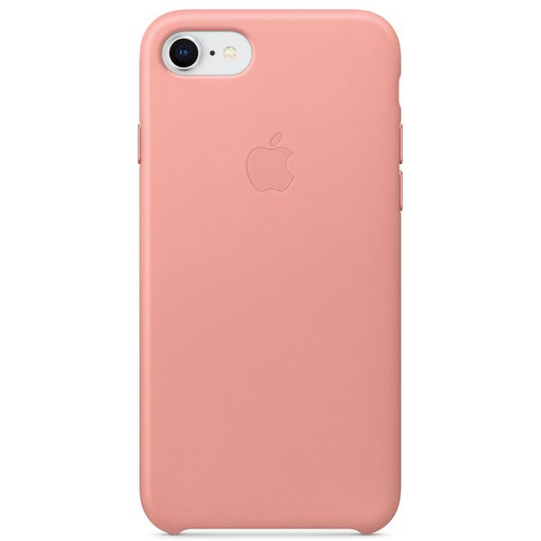 Apple Coque Leather iPhone SE (2022 / 2020) / 8 / 7 - Soft Pink