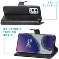 imoshion Étui de télephone portefeuille OnePlus 9 Pro - Noir