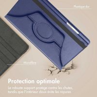 imoshion Coque tablette rotatif à 360° Samsung Galaxy Tab S6 Lite (2020/2022/2024)  - Bleu foncé