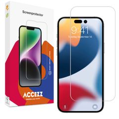 Accezz Protection d'écran en verre trempé Apple iPhone 14 Pro Max
