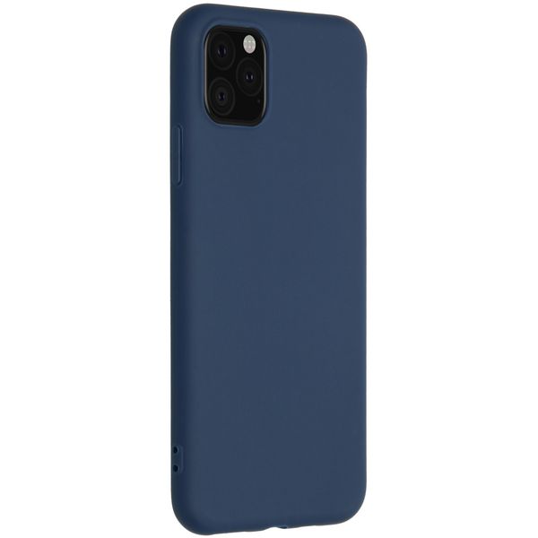 imoshion Coque Couleur iPhone 11 Pro Max - Bleu foncé