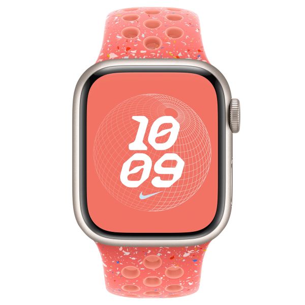 Apple Nike Sport Band Apple Watch Series 1 á 9 / SE (38/40/41 mm) | Series 10 (42 mm) - Taille M/L - Magic Ember