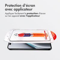 Accezz Protecteur d’écran en verre trempé + Applicateur Apple iPhone 17