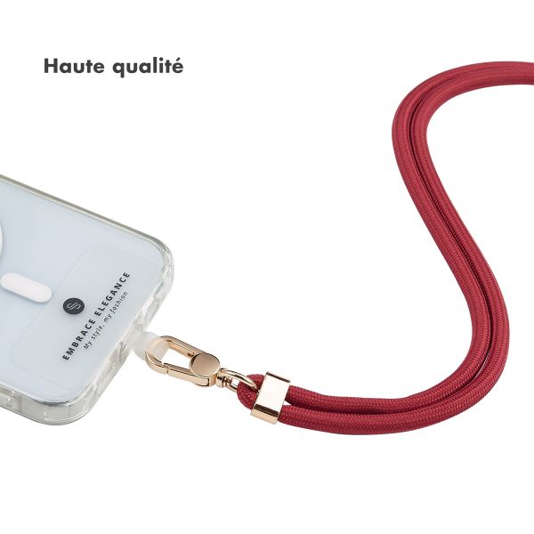 Selencia Cordon de téléphone universel - Copper Red