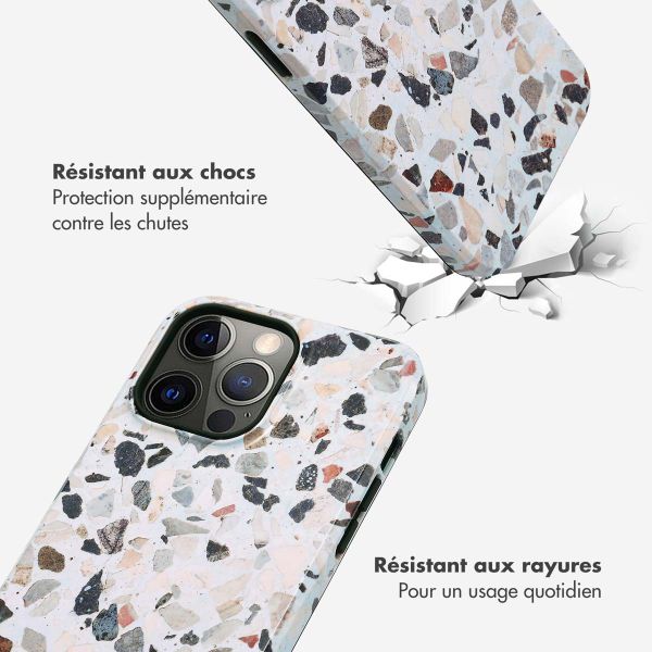 Selencia Coque arrière Vivid Tough iPhone 14 Pro Max - Chic Terazzo