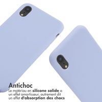 imoshion ﻿Coque en silicone avec cordon Apple iPhone Xr - Violet