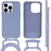 imoshion Coque de couleur avec cordon amovible Apple iPhone 14 Pro - Ash Blue