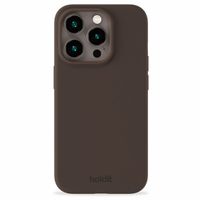 Holdit Coque Silicone iPhone 14 Pro - Chocolate