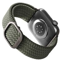 Uniq Bracelet tressé Aspen Apple Watch Series 1 t/m 11 / SE / Ultra (44/45/46/49 mm) - Cypress Green
