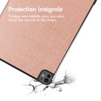 imoshion Coque tablette Trifold Apple iPad Pro 13 (2024) M4 - Rose Doré