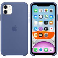 Apple Coque en silicone Apple iPhone 11 - Linen Blue