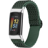 imoshion Bracelet élastique en nylon le Fitbit Charge 5 - Vert