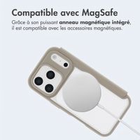 imoshion Bookcase transparente avec MagSafe Apple iPhone 17 Pro Max - Beige
