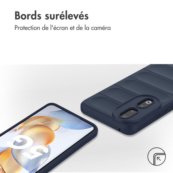 imoshion Coque arrière EasyGrip Honor 90 - Bleu foncé