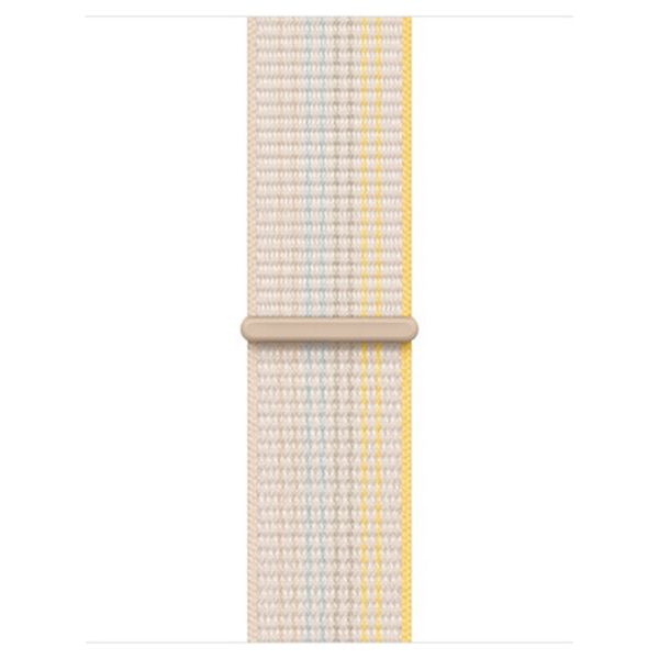 Apple Bracelet Sport Loop Apple Watch Series 1 t/m 9 / SE (38/40/41 mm) | Series 10 / 11 (42 mm) - Starlight Colour