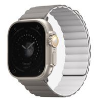 Uniq Bracelet double face Revix Apple Watch Series 1 á 10 / SE / Ultra (2) (44/45/46/49 mm) - Ash Grey / Dove White