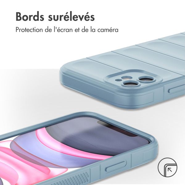 imoshion Coque arrière EasyGrip iPhone 11 - Bleu clair