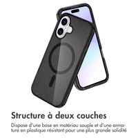 imoshion Coque Pailletée avec MagSafe Apple iPhone 17 - Noir