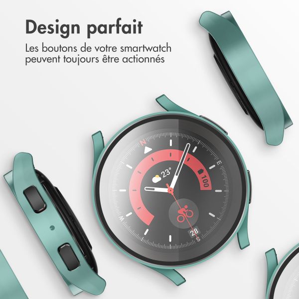 imoshion Coque rigide à couverture complète Samsung Galaxy Watch 6 - 40 mm - Vert foncé