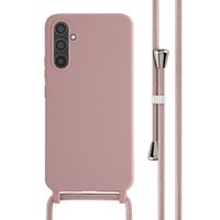 imoshion ﻿Coque en silicone avec cordon Samsung Galaxy A34 (5G) - Sand Pink