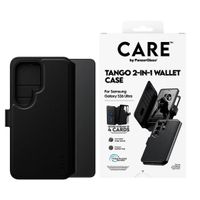 CARE by PanzerGlass Étui de télephone portefeuille Tango 2 en 1 avec MagSafe Samsung Galaxy S26 Ultra - Transparent