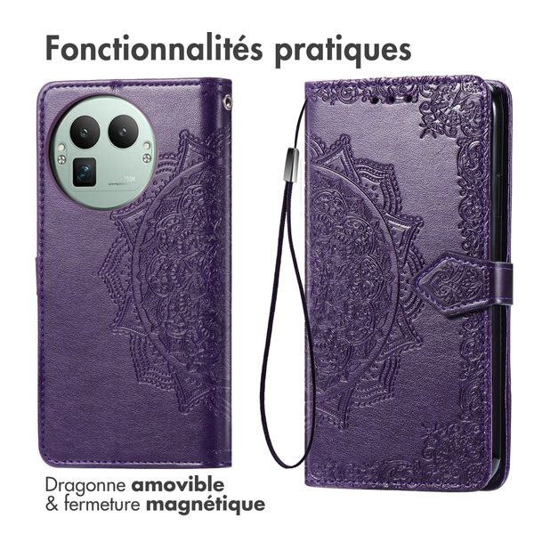 imoshion Etui de télephone Mandala Realme GT 8 Pro - Violet