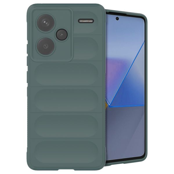 imoshion Coque arrière EasyGrip Xiaomi Redmi Note 13 Pro Plus (5G) - Vert foncé