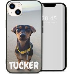Concevez votre propre coque en gel Apple iPhone 14 Plus - Noir