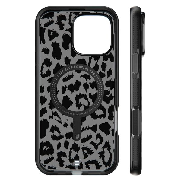 BodyGuardz Coque Ace Pro MagSafe Apple iPhone 16 Pro Max - Black / Leopard