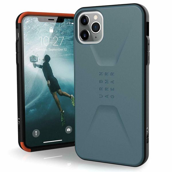 UAG Coque Civilian iPhone 11 Pro Max - Bleu