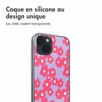 imoshion Coque design pour iPhone 14 - Dusty Rose Blossoms