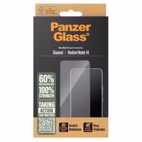 PanzerGlass Protection d'écran Ultra-Wide Fit Anti-bactérienne Xiaomi Redmi Note 14 (4G)