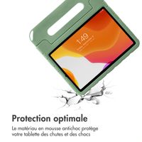 imoshion Coque kidsproof avec poupées amovibles Samsung Galaxy Tab A11 Plus / A9 Plus - Olive Green