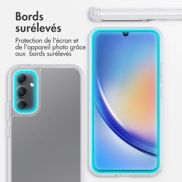 imoshion Coque Stand Samsung Galaxy A34 (5G) - Transparent