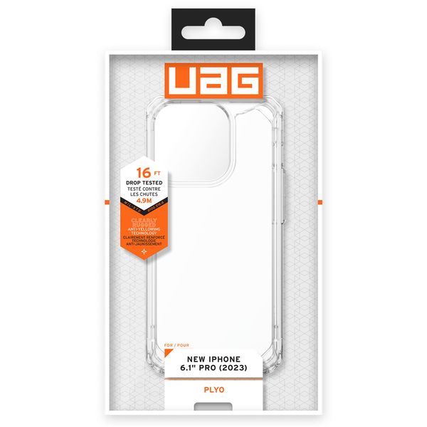 UAG Coque Plyo Apple iPhone 15 Pro - Ice Clear