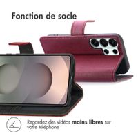 imoshion Étui de télephone portefeuille Samsung Galaxy S26 Ultra - Bordeaux